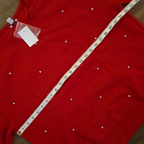 J Crew Rhinestone Embellished Sweatshirt - Picture 10 of 12